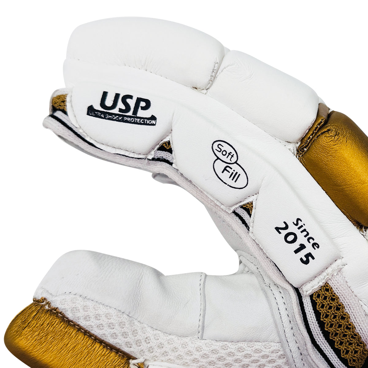 DS Sports D 1.0 White Gold Batting Gloves