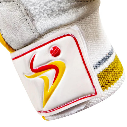 DS Yellow Cricket Batting Gloves Adult