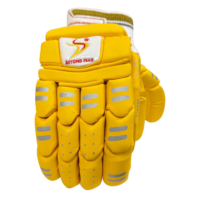 DS Yellow Cricket Batting Gloves Adult