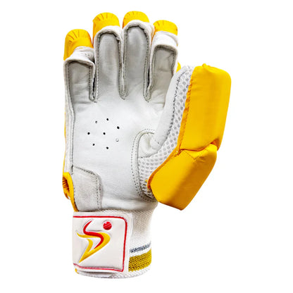 DS Yellow Cricket Batting Gloves Adult