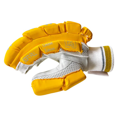 DS Yellow Cricket Batting Gloves Adult