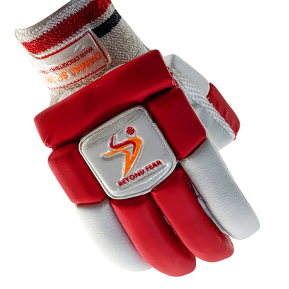 DS Red/White 1.0 Batting Gloves Junior