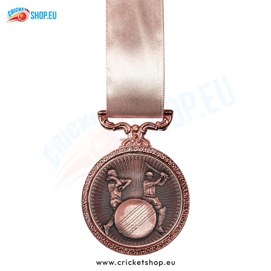 Deluxe Cricket Medal Antique Bronze