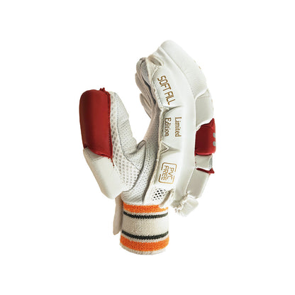 DS Sports D 1.0 Batting Gloves Adult (White/Red)