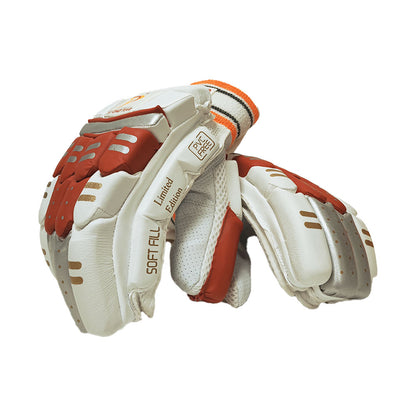 DS Sports D 1.0 Batting Gloves Adult (White/Red)