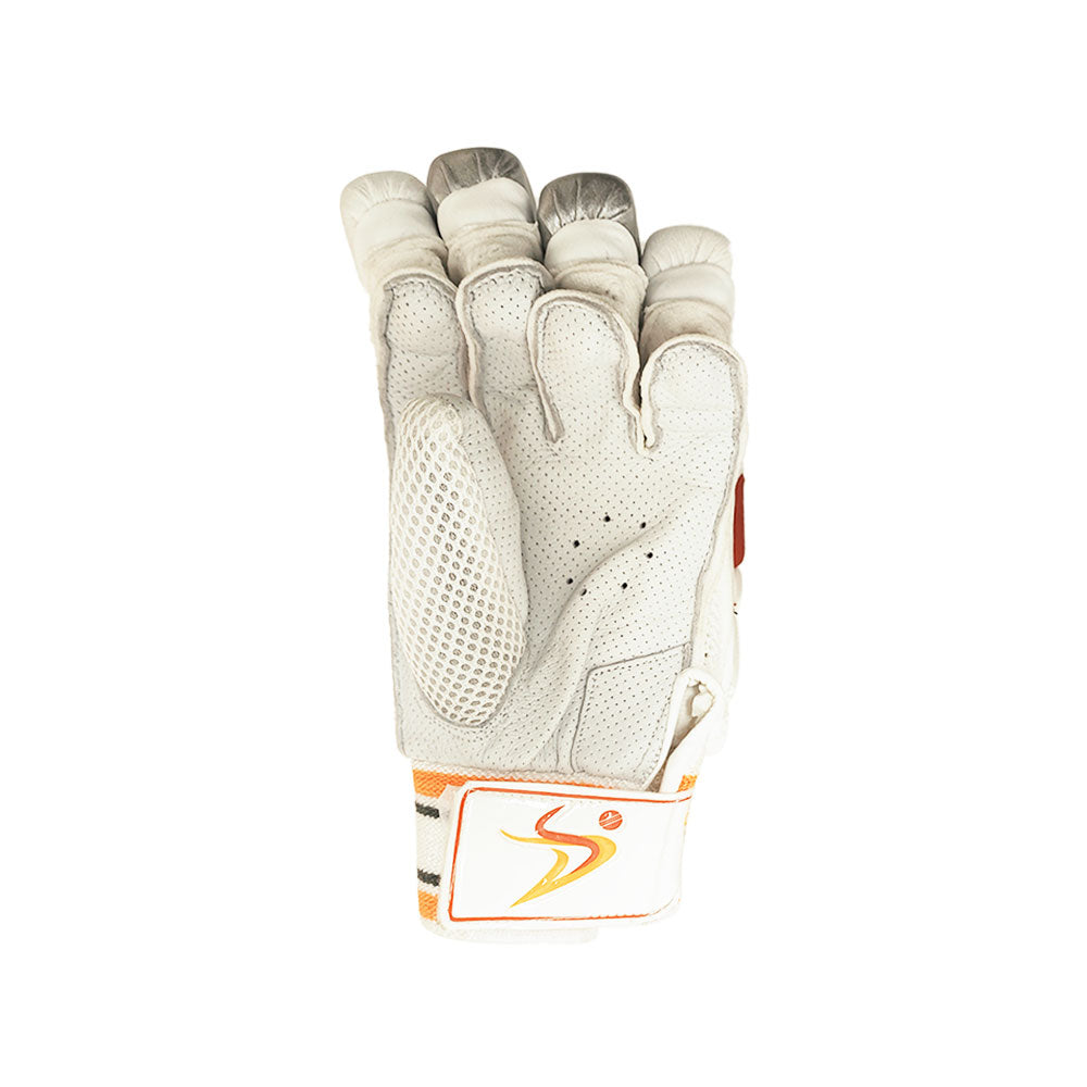 DS Sports D 1.0 Batting Gloves Adult (White/Red)