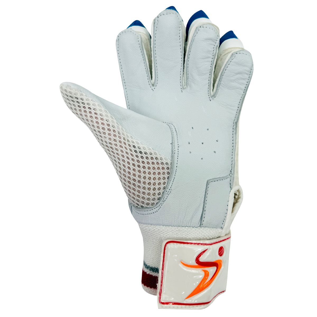 DS Sports Batting Gloves Youth (Red/Silver/Blue)