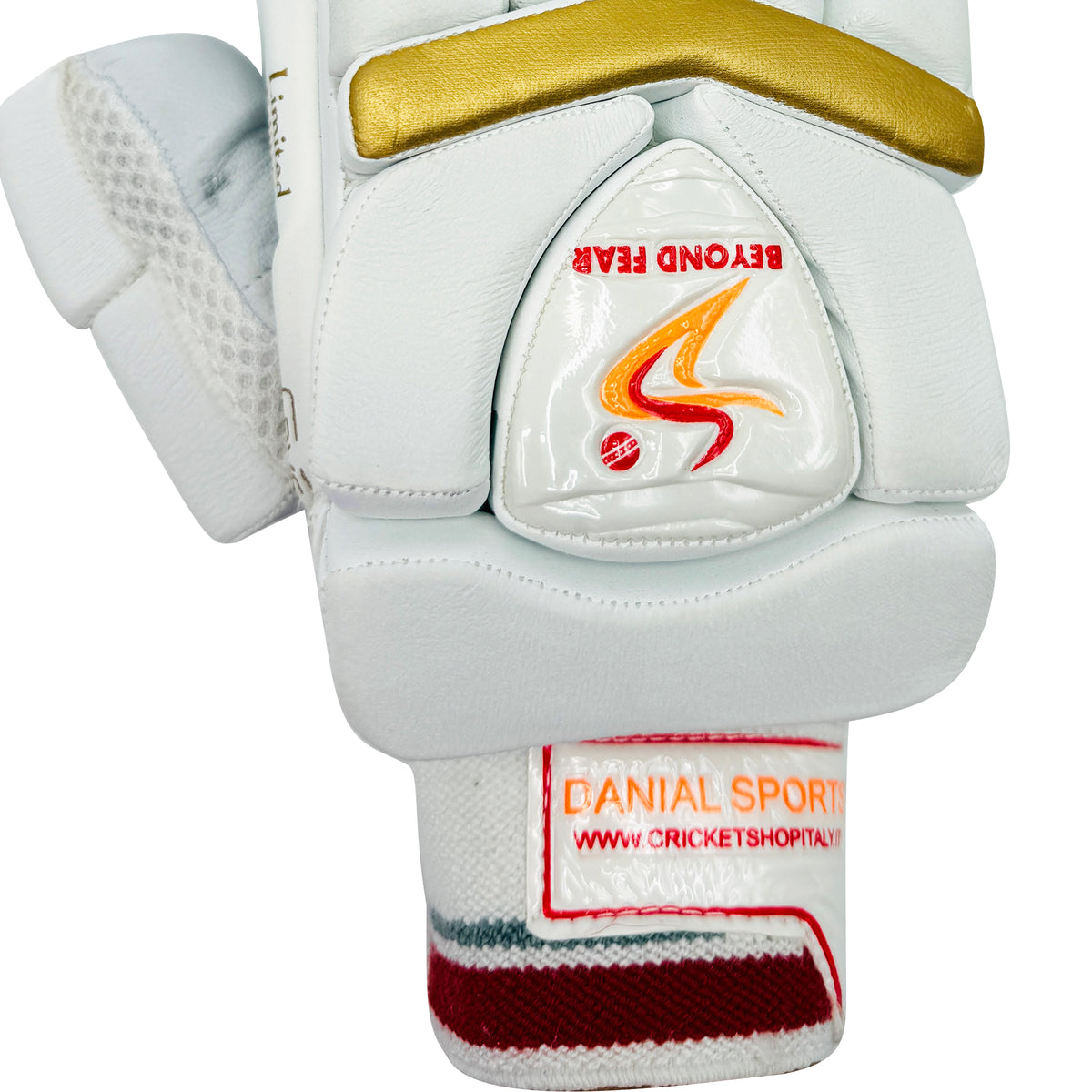 DS Sports Batting Gloves Youth (Red/Silver/Blue)