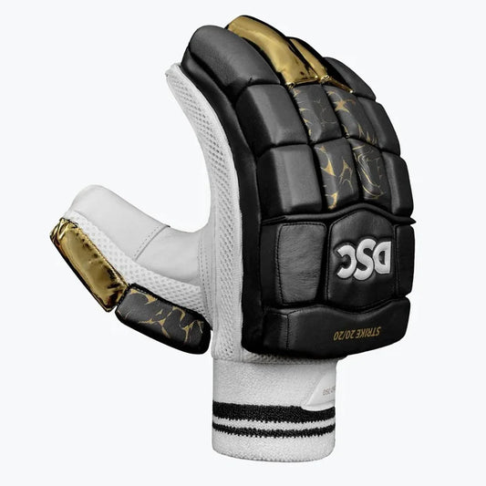 DSC Strike 20/20 Batting Gloves Black