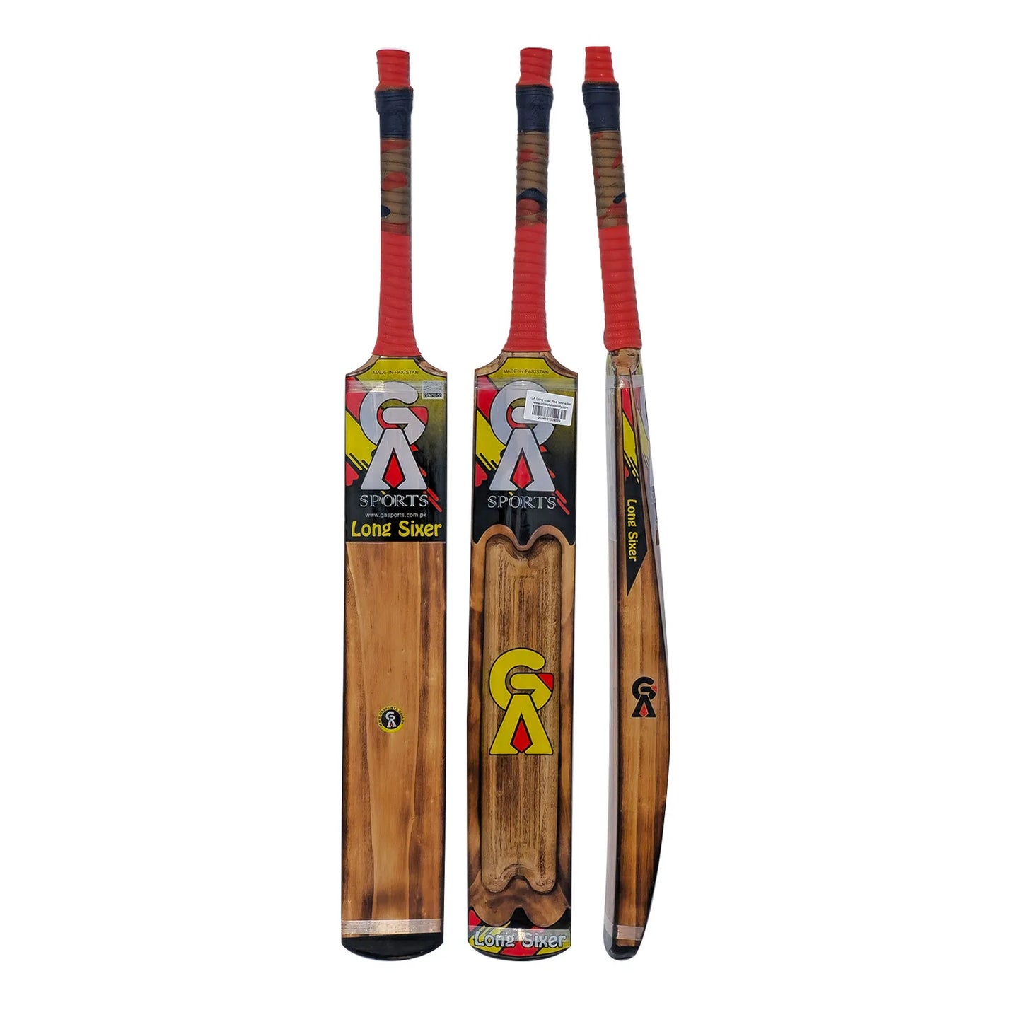 GA Long Sixer Red Tennis Bat