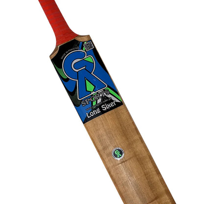 GA Double Scoop Long Sixer Red Tennis Bat