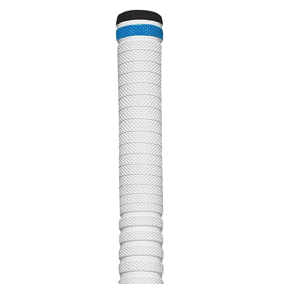 GM Dynamic Cricket Bat Handle Grip White/Black/BLU