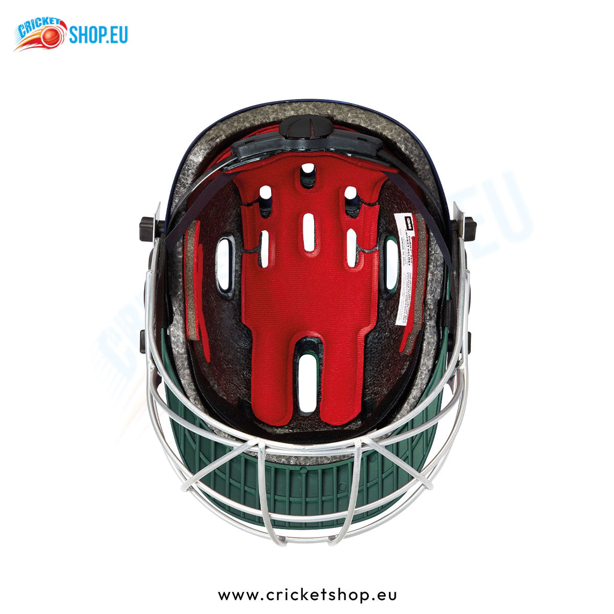 GM Purist Geo II Cricket Helmet Green