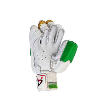 DS 1.0 Green/Gold Cricket Batting Gloves