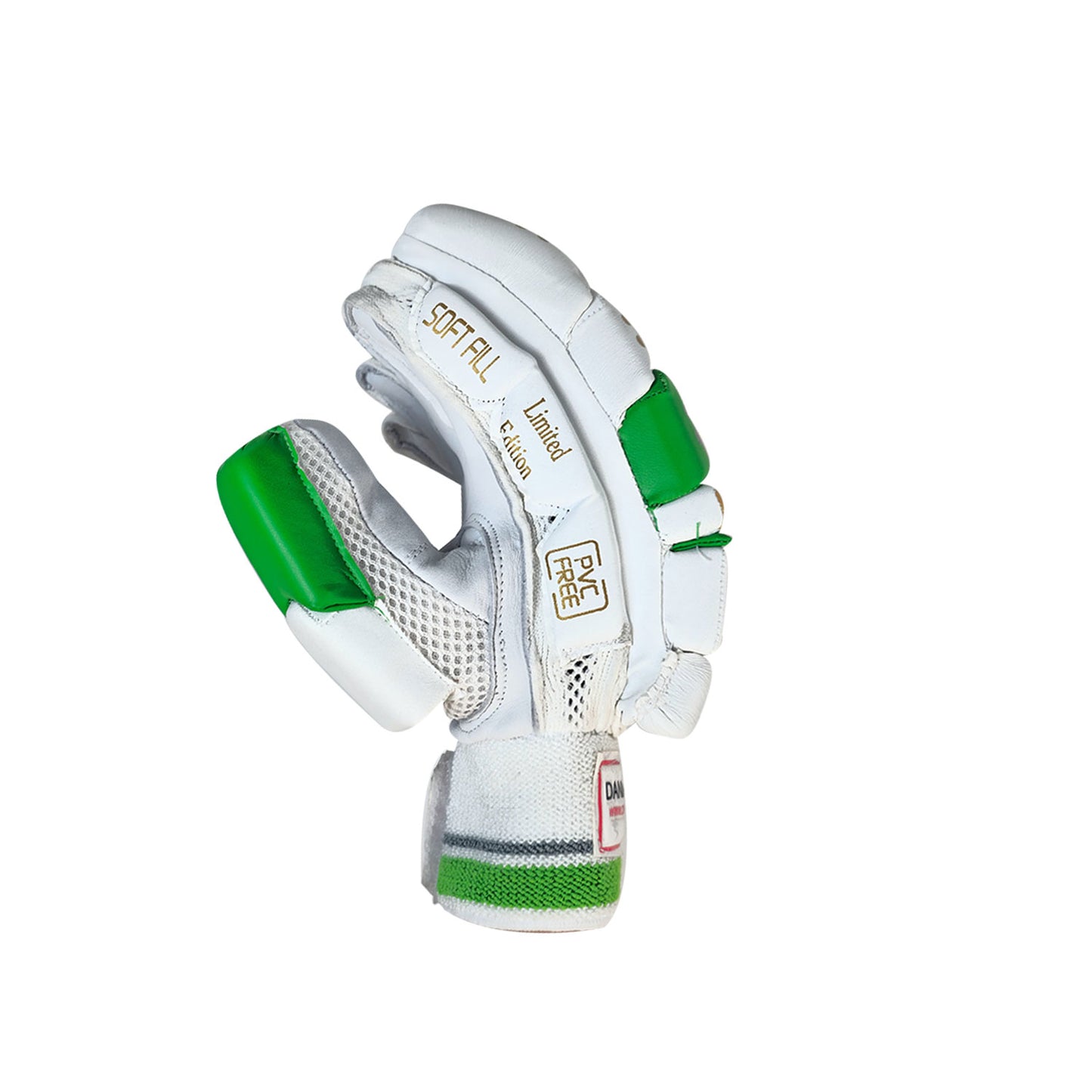 DS 1.0 Green/Gold Cricket Batting Gloves