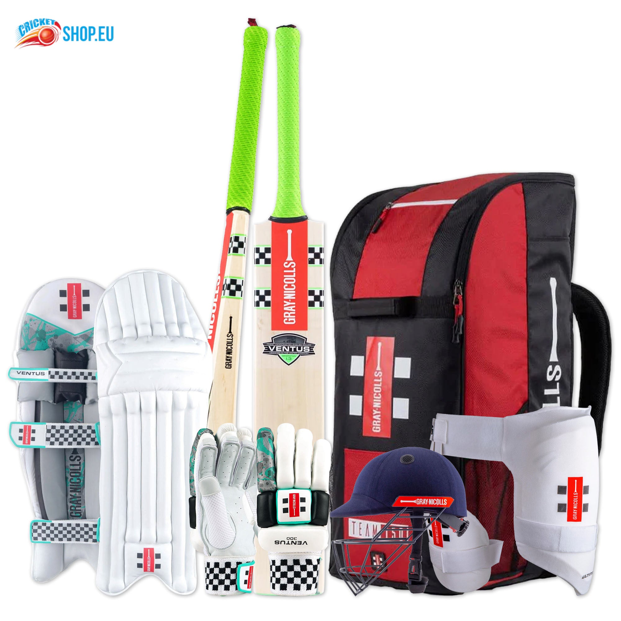 Gray Nicolls Ventus 1.3 4 Star Cricket Set With Bat – Cricket Shop EU