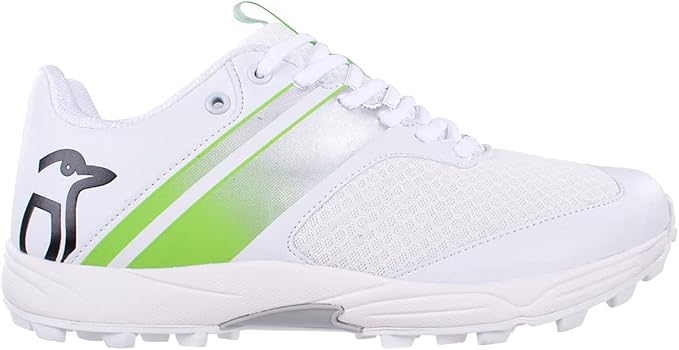 Kookaburra KC 3.0 Rubber Sole Cricket Shoe White/Lime