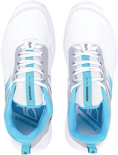 Kookaburra KC 1.0 Rubber Sole Cricket Shoes White/Mint