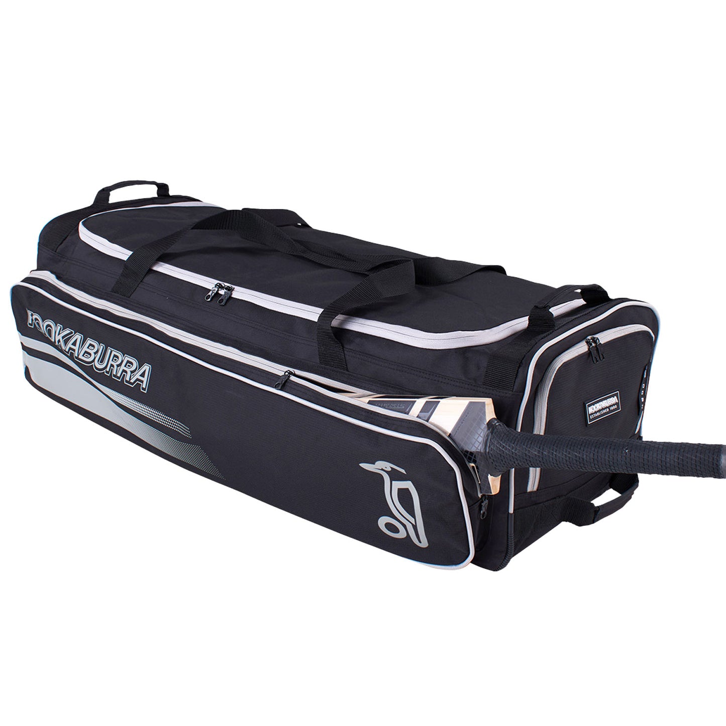 Kookaburra 4500 Wheelie Bag Black/Grey