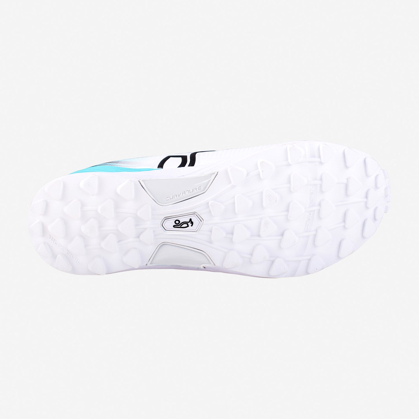 Kookaburra KC 3.0 Rubber Sole Cricket Shoes White/Aqua