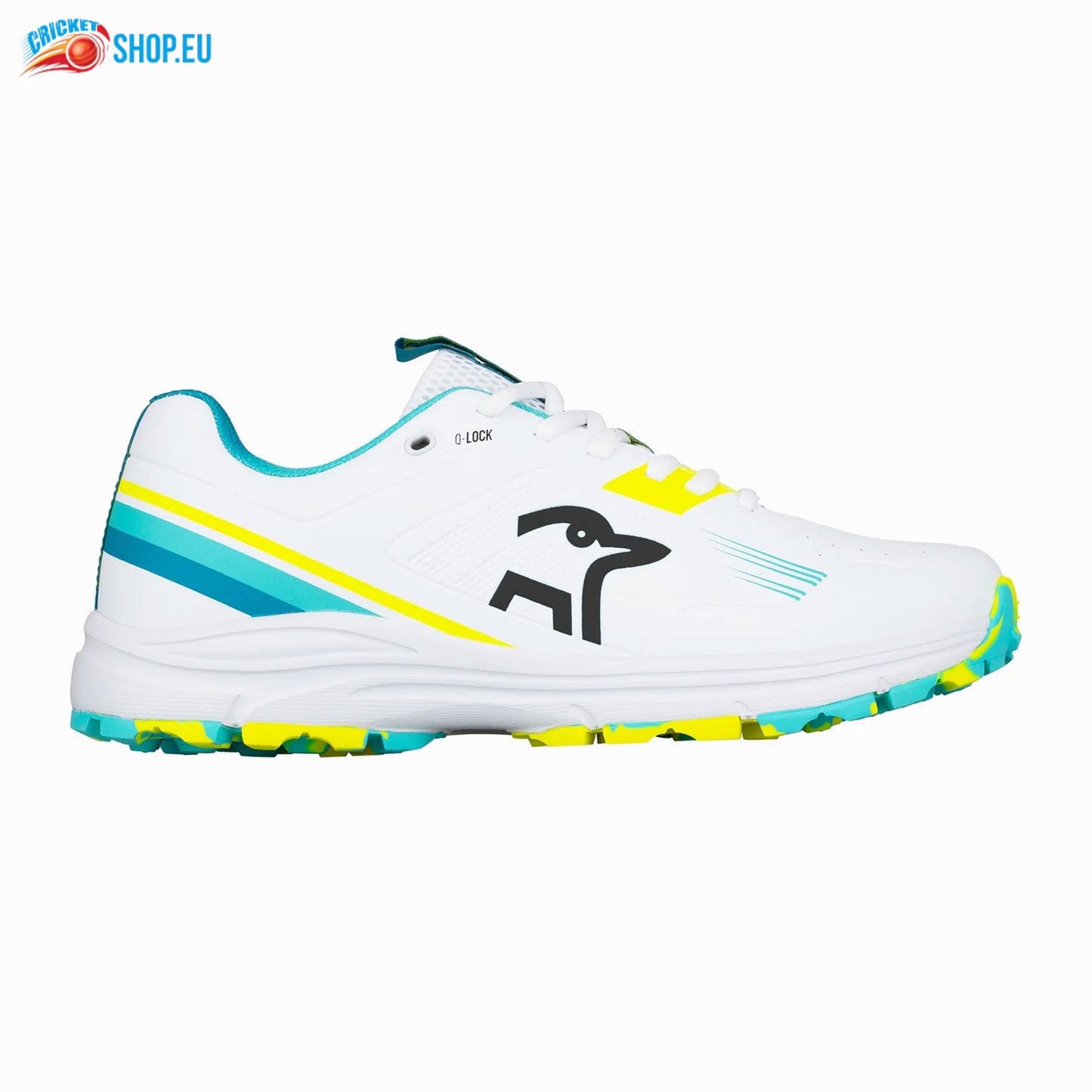 Kookaburra KC 3.0 Rubber Soled Cricket Shoes Aqua/Yellow