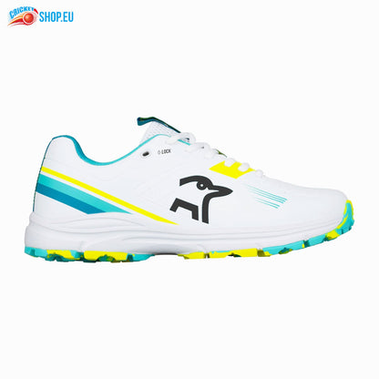 Kookaburra KC 3.0 Rubber Soled Cricket Shoes Aqua/Yellow
