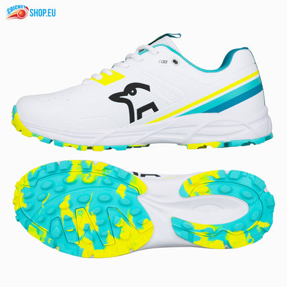 Kookaburra KC 3.0 Rubber Soled Cricket Shoes Aqua/Yellow
