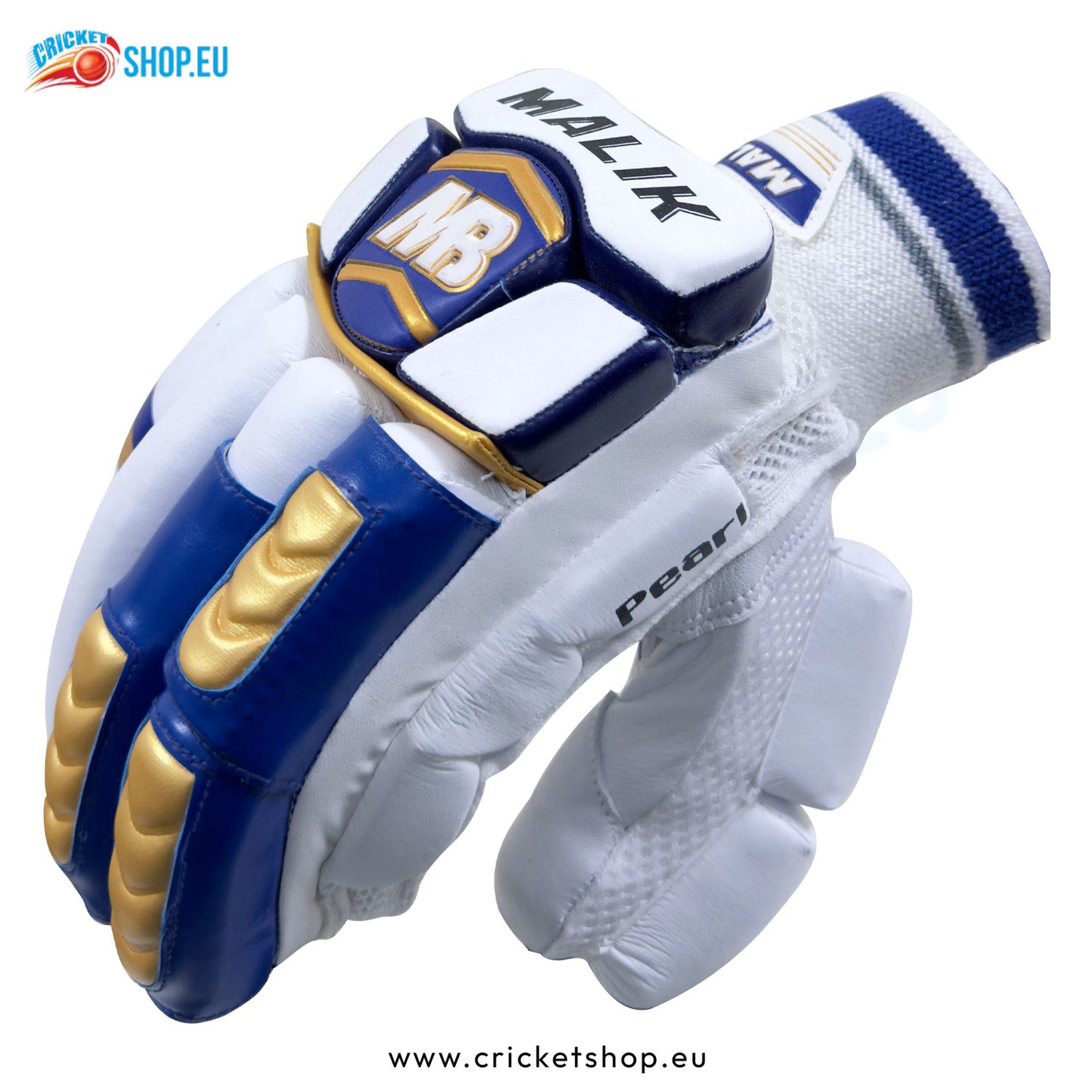 MB Malik Pearl Cricket Batting Gloves