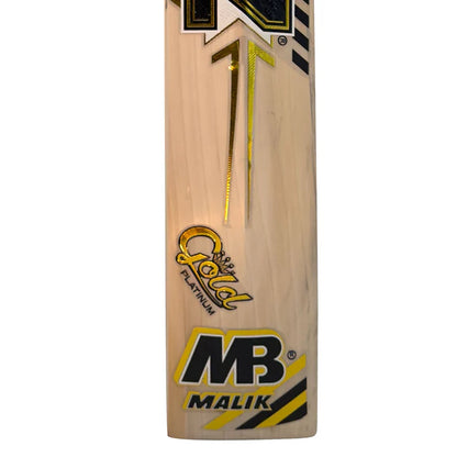 MB Malik Platinum Gold Edition Cricket Bat
