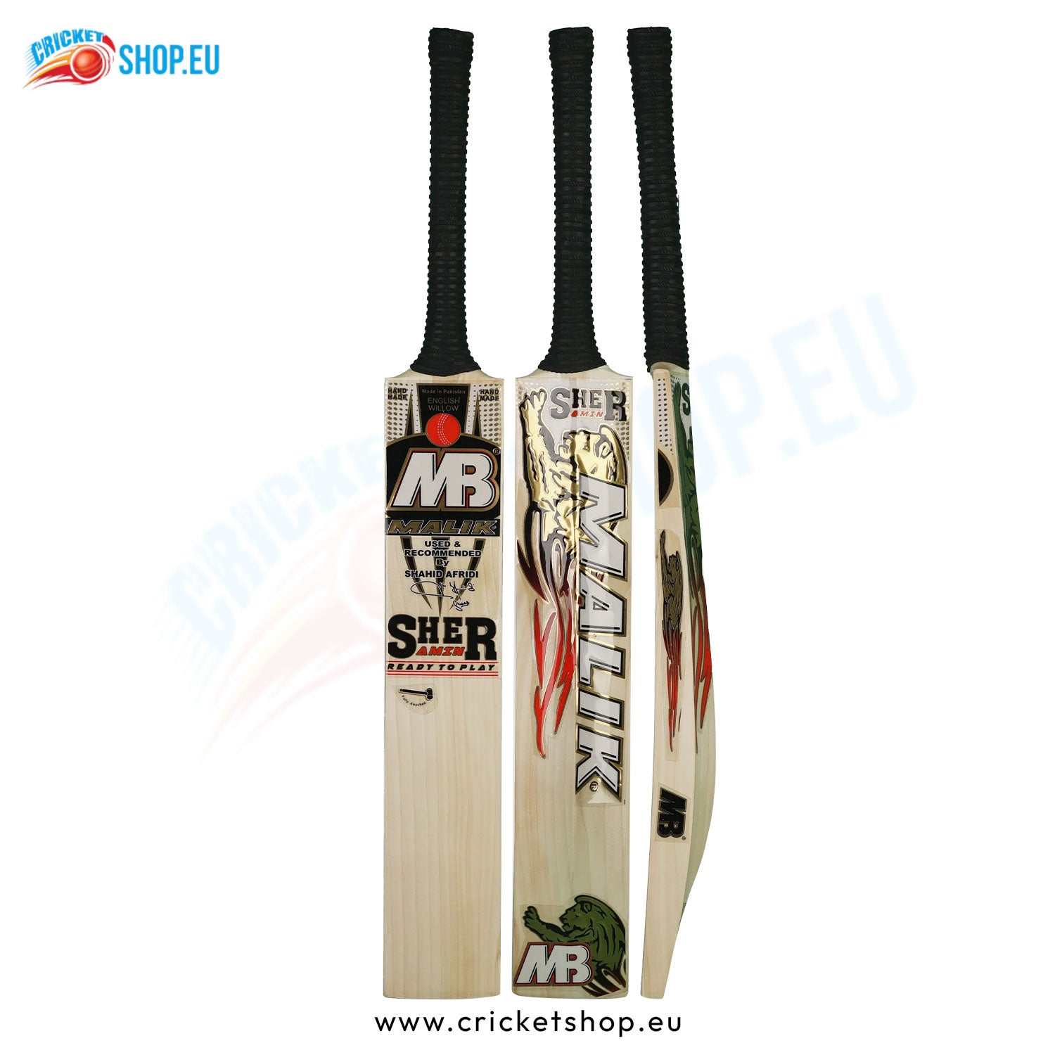 MB Malik Sher Amin English Willow Cricket Bat – Cricket Shop EU