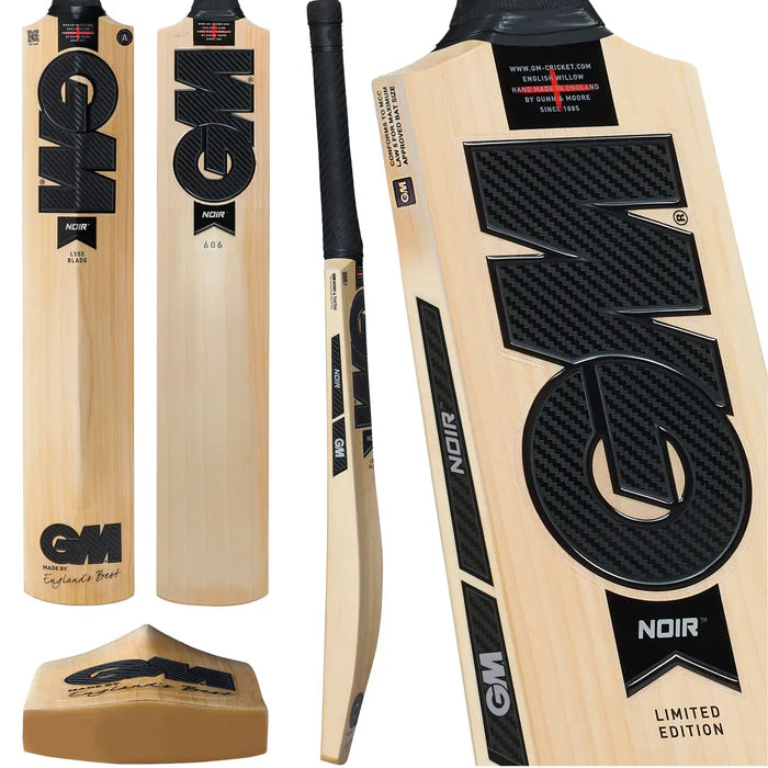 Gunn And Moore Noir 606 English Willow Cricket Bat