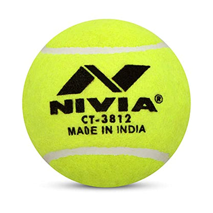 Nivia Heavy Tennis Cricket Ball (6 Balls)