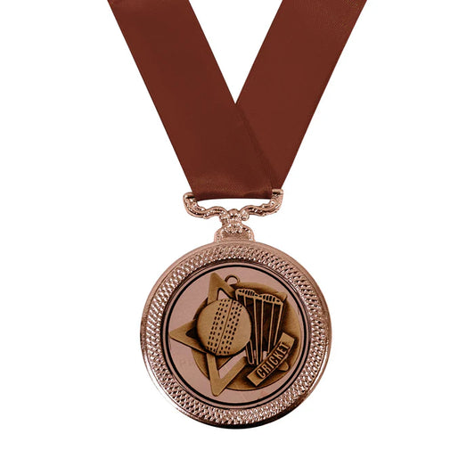 Cricket Medal Star 60mm