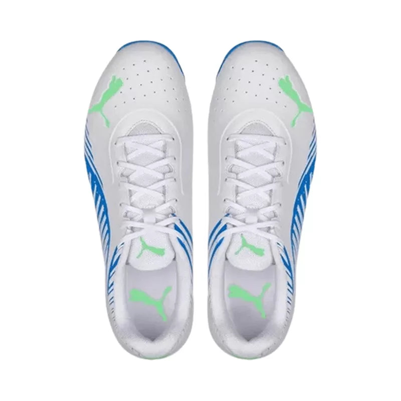 Puma 22 FH Rubber Cricket Shoes White-Bluemazing-Neon