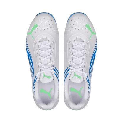 Puma 22 FH Rubber Cricket Shoes White-Bluemazing-Neon