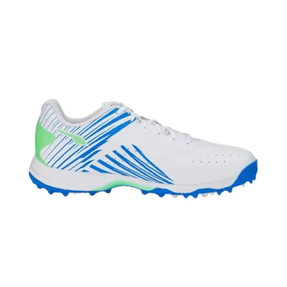 Puma 22 FH Rubber Cricket Shoes White-Bluemazing-Neon