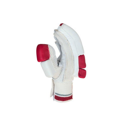 DS Red/White 1.0 Batting Gloves Junior