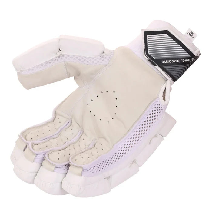 SG Litevate White Batting Gloves