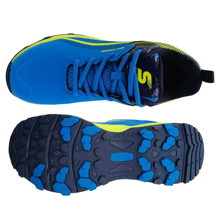 Shine 7000 New Edition Cricket Shoes Blue/Navy