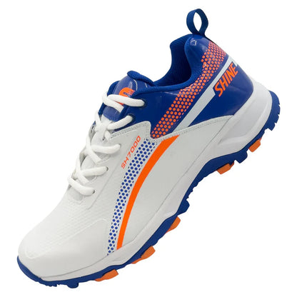Shine New Edition 7000 Cricket Shoes (Orange & Blue)