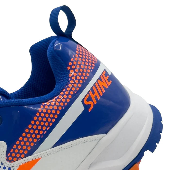Shine New Edition 7000 Cricket Shoes (Orange & Blue)