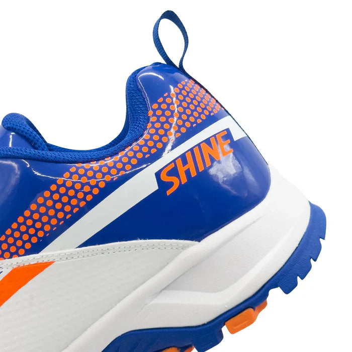 Shine New Edition 7000 Cricket Shoes (Orange & Blue)