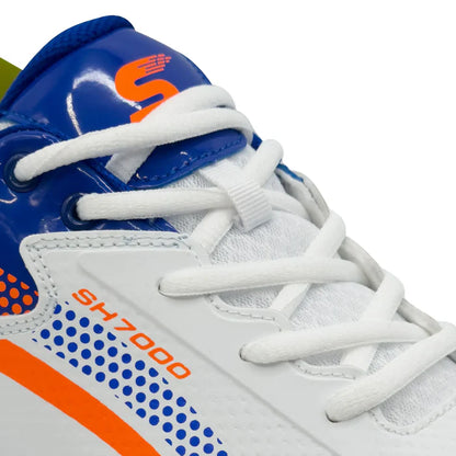 Shine New Edition 7000 Cricket Shoes (Orange & Blue)