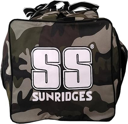 SS Camo Duffle Cricket Kit Bag Green