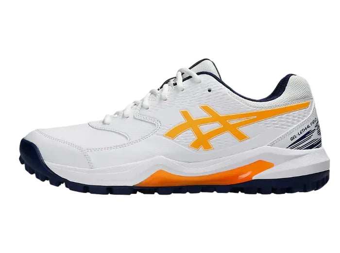 Asics Gel-Lethal Field 2 Cricket Shoes White/Orange