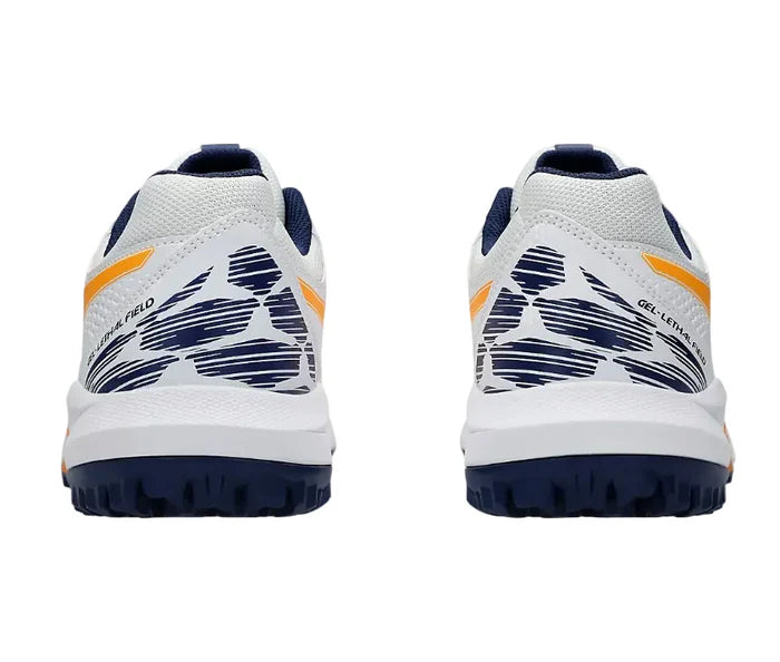 Asics Gel-Lethal Field 2 Cricket Shoes White/Orange