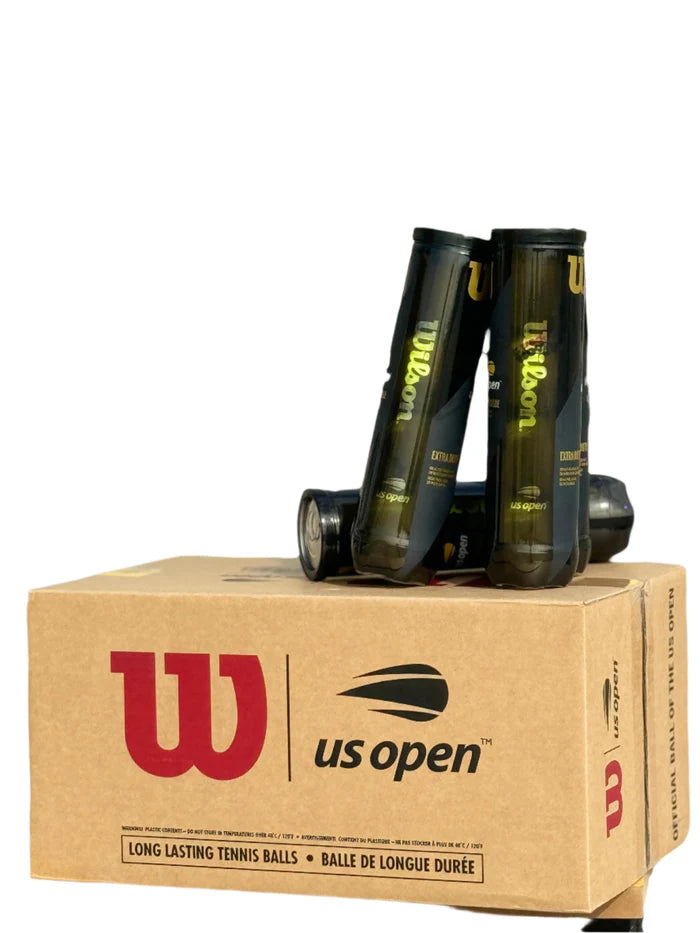 Wilson Tennis Us Open Ball (Pack Of 4 Balls) (Tape Ball)