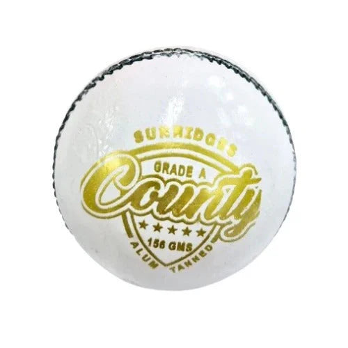 SS County White Cricket Ball