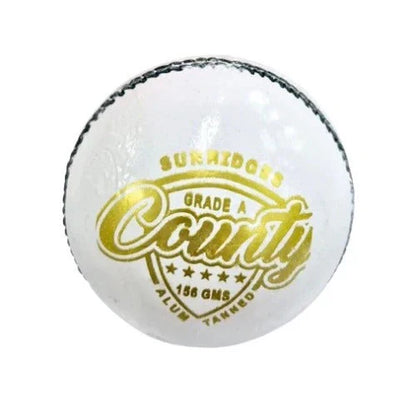SS County White Cricket Ball