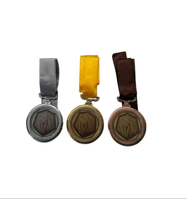 3 Wicket Cricket Medal 60mm